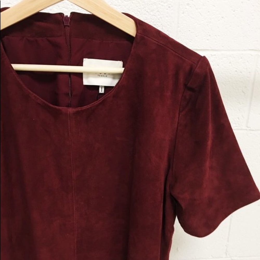 Just Female Rufus Jumpsuit In Oxblood - Picture 6 of 7